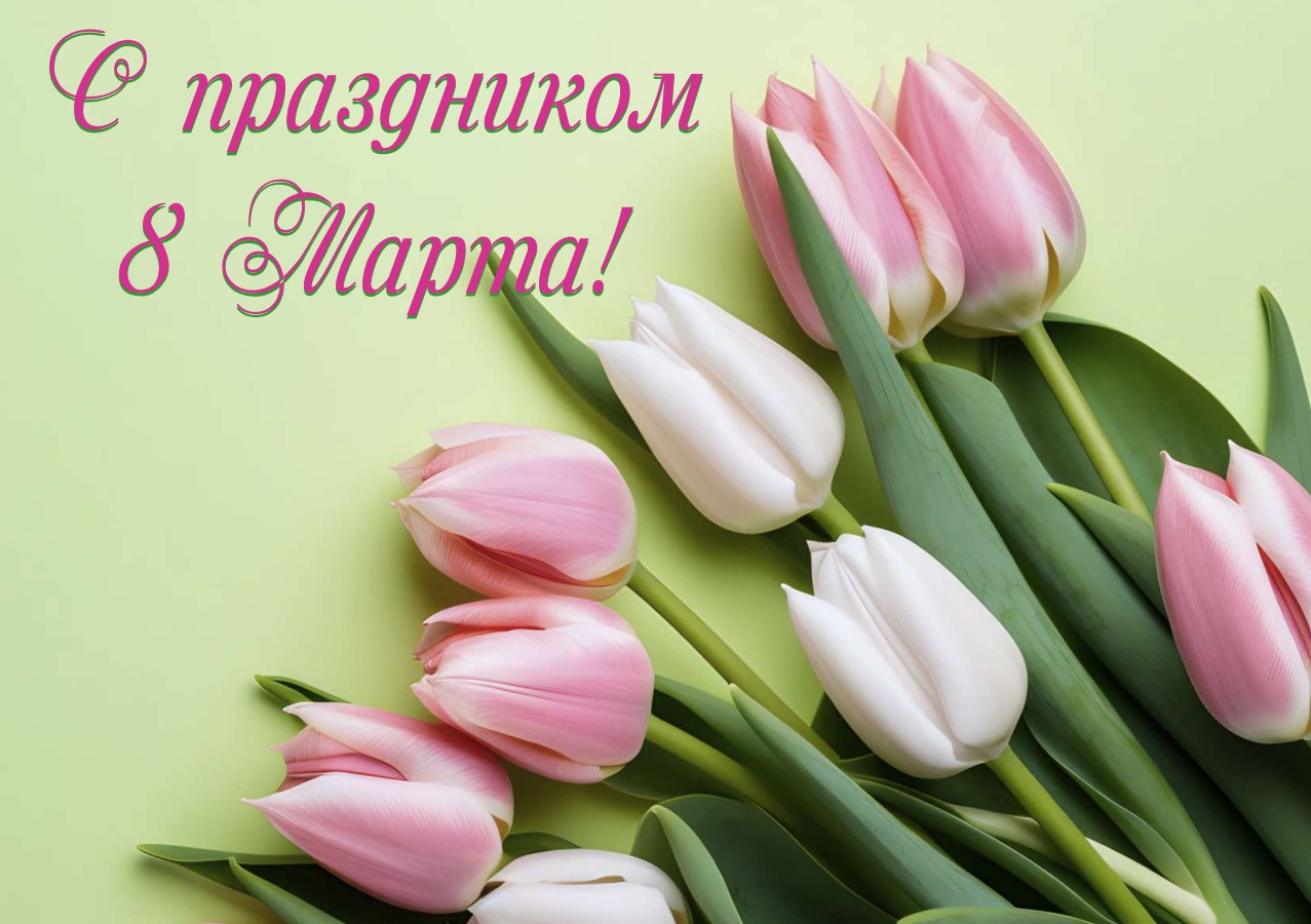 С праздником 8 марта!